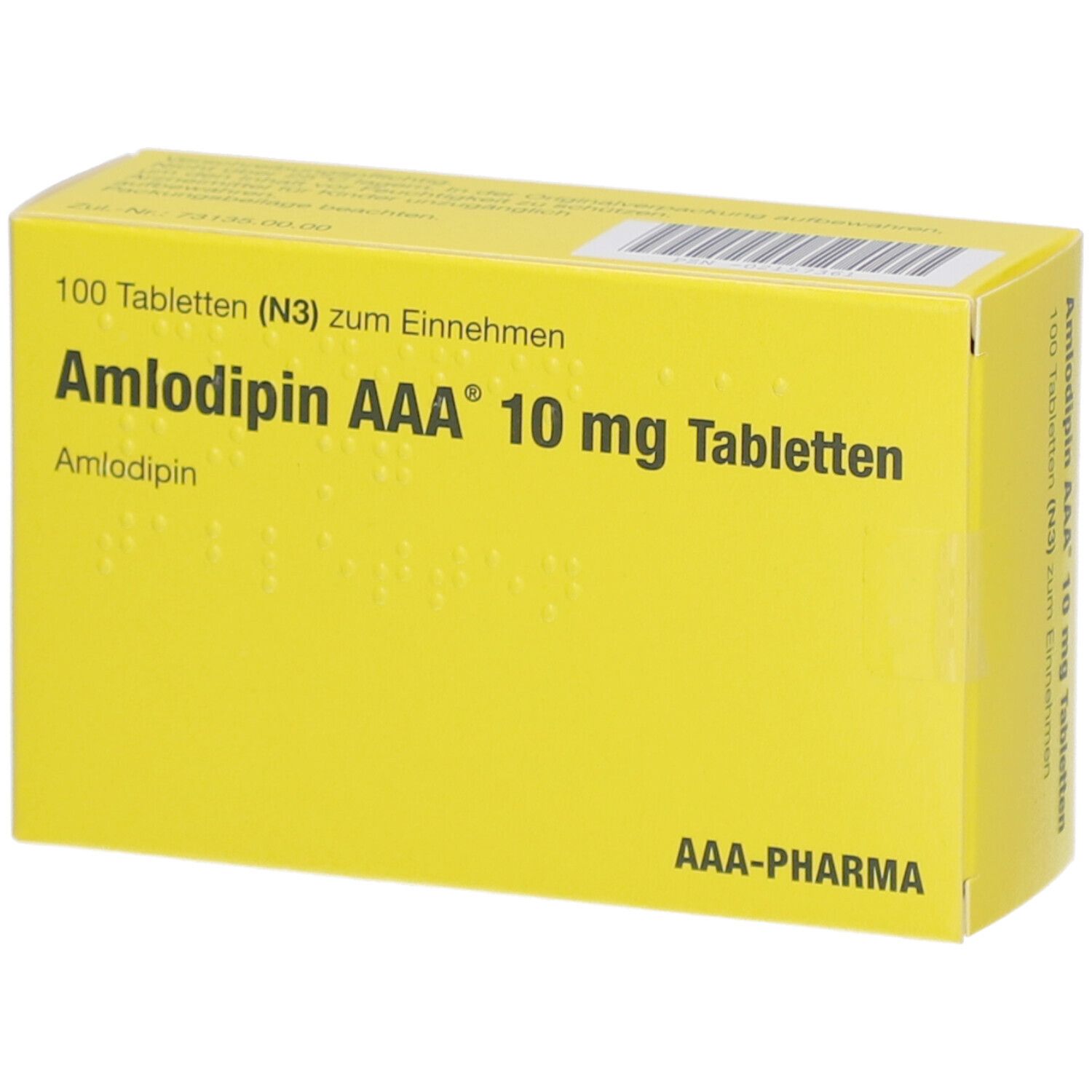 Amlodipin AAA 10mg Tabl
