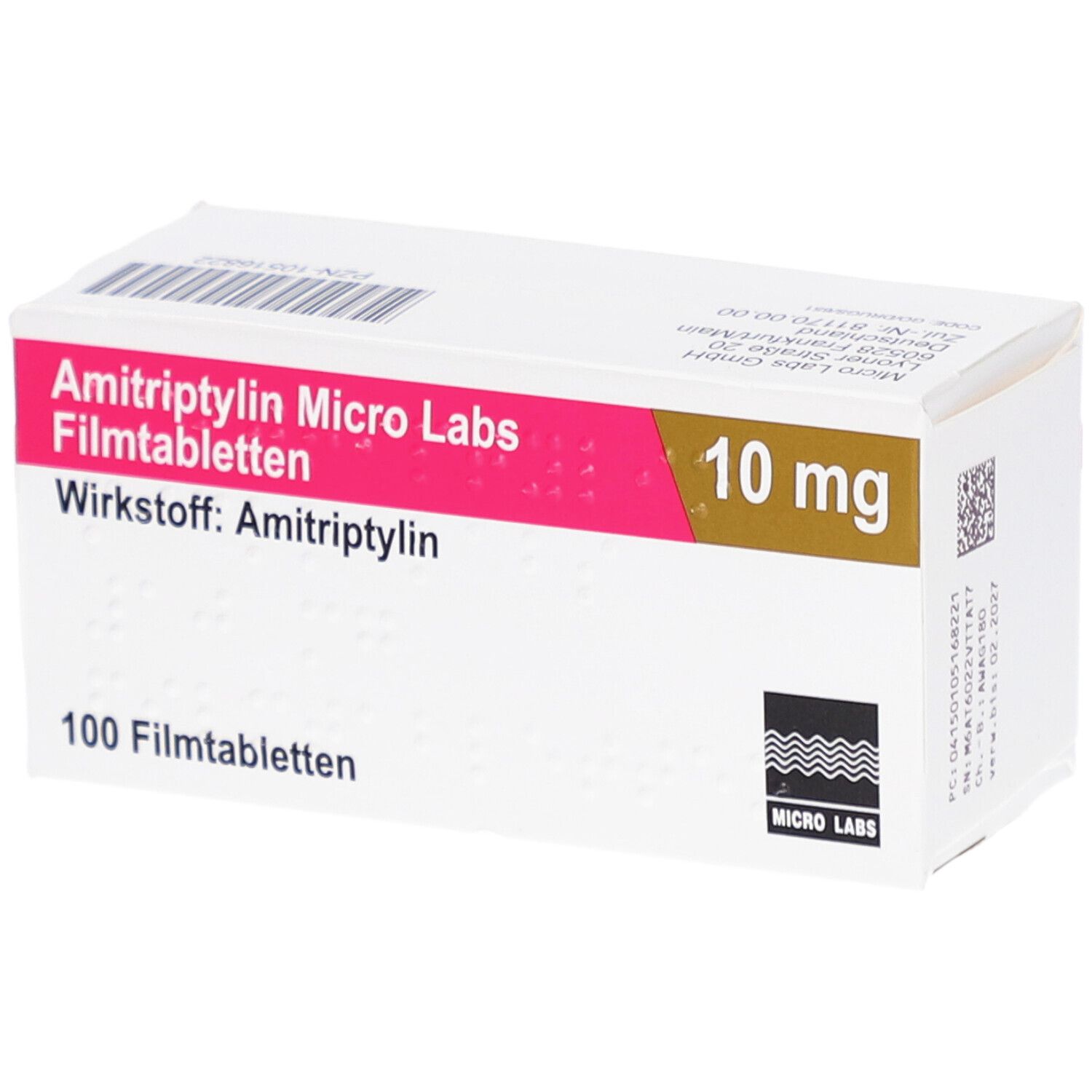 Amitriptylin Micro LAB10mg